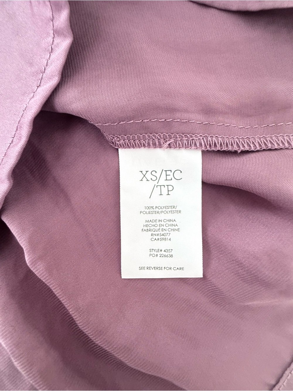 Cabi Dusty Mauve Ruffle Neck Sleeveless Blouse XS - Picture 6 of 8